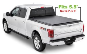 Ford Maverick Tonneau Cover - Tonno Pro - Lo-Roll Vinyl - Black - `22-`25